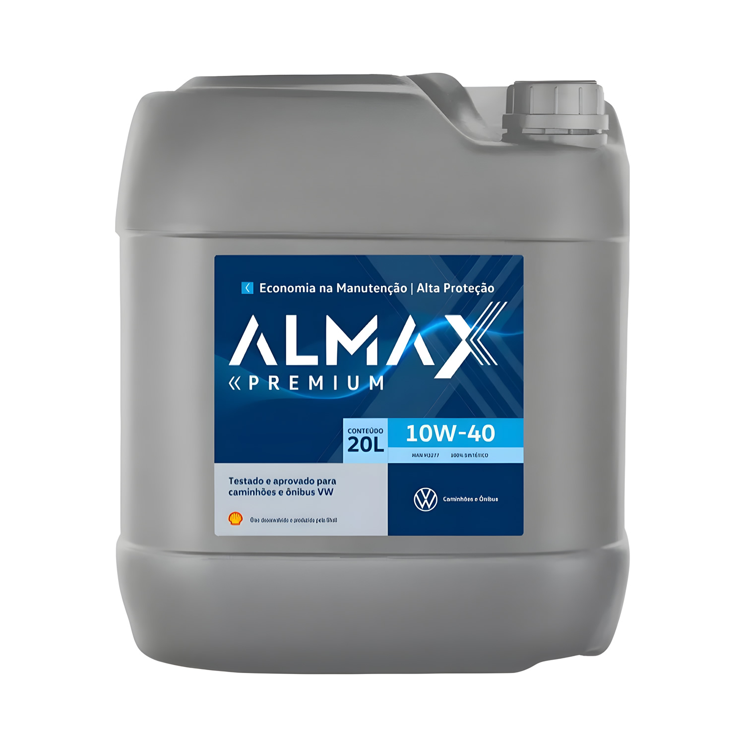 ÓLEO SHELL 10W40 ALMAX 20L ORIGINAL CAMIN...